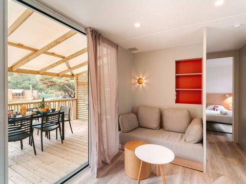 MOBILHOME 6 personnes - Cottage Cave Rock 6 p 3 Ch 2 Sdb Premium