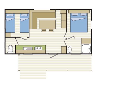 MOBILHOME 6 personnes - OHANA