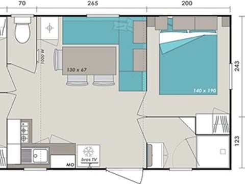 MOBILHOME 6 personnes - OHANA