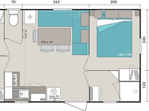 MOBILHOME 6 personnes - OHANA
