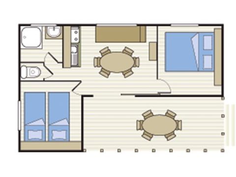 BUNGALOW 4 personnes - LAGON