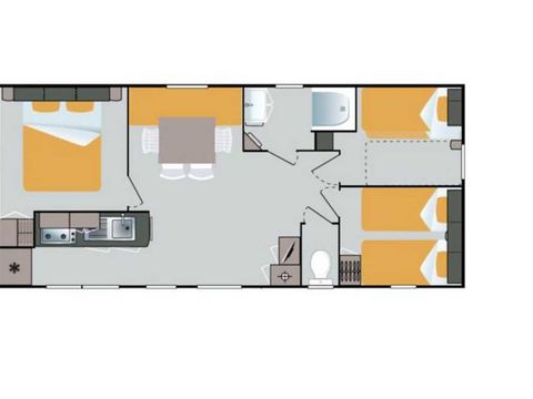 MOBILHOME 6 personnes - TANGAROA