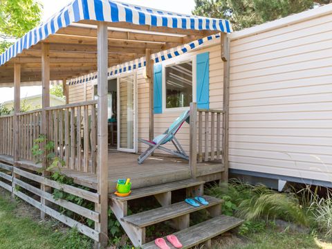 Mobilhome 4 personnes - Cottage Bornéo - 2 chambres - Draps et serviettes inclus ****