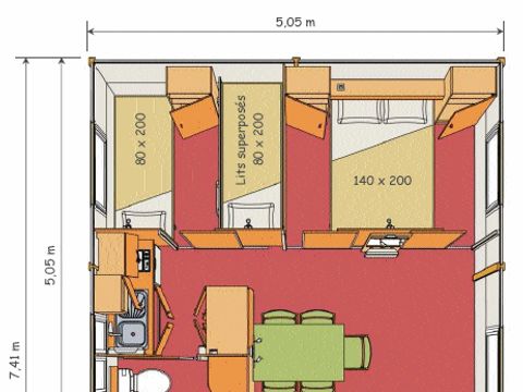 CHALET 5 personnes - MOREA