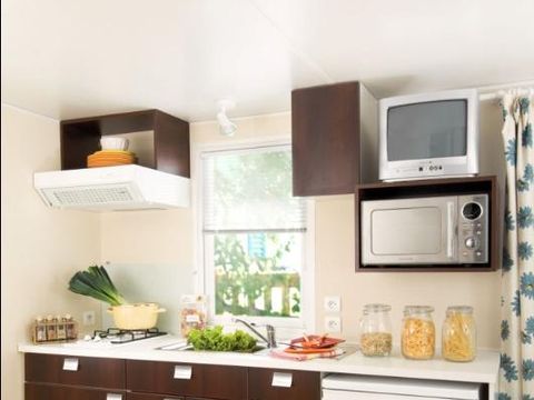 MOBILHOME 3 personnes - Cottage Duo - 1 chambre : 21m² - Terrasse non couverte 11m² 2/3 pers.