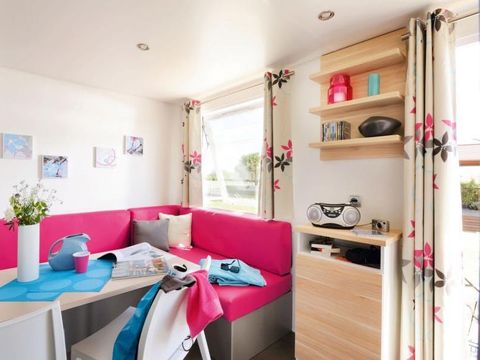 MOBILHOME 3 personnes - Cottage Duo - 1 chambre : 21m² - Terrasse non couverte 11m² 2/3 pers.