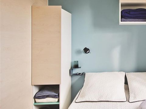 MOBILHOME 5 personnes - Cottage Pacifique - 2 chambres : 27m² - Terrasse couverte 9m² 4/5 pers.