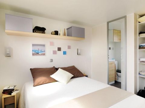 MOBILHOME 6 personnes - Cottage Prestige - 3 chambres : 37 m² + 18 m² de terrasse semi-couverte