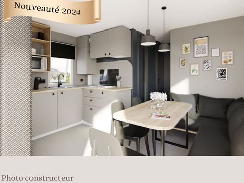 MOBILHOME 6 personnes - Cottage Family Pacifique - 3 chambres : 30m² + 9 m² terrasse