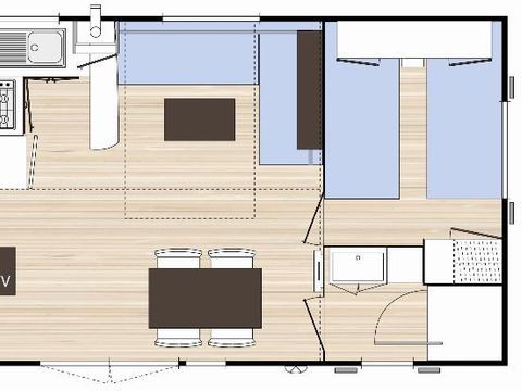 MOBILHOME 6 personnes - CONFORT