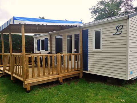 MOBILHOME 6 personnes - Cottage Family - 3 chambres : 33 m² + 11 m² terrasse semi couverte
