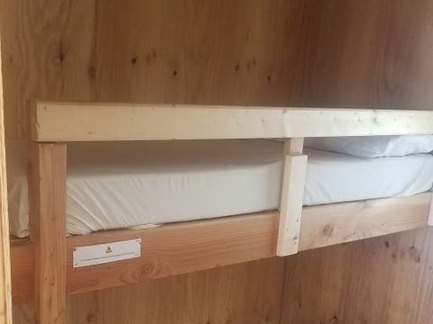 Hébergement 6 personnes - Cabane équipée - 2 chambres 25m²