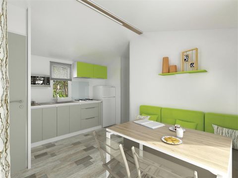 MOBILHOME 4 personnes - MOBIL HOME TRADITION 2 CHAMBRES 4 pers