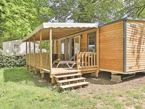 MOBILHOME 6 personnes - Mobil-home | Premium | 3 Ch. | 6 Pers. | Terrasse surélevée | Clim. | TV