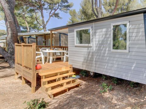 MOBILHOME 4 personnes - Mobil-home | Comfort | 2 Ch. | 4 Pers. | Terrasse surélevée | Clim.