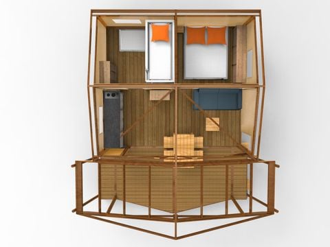 LODGE 5 personnes - LODGE FAR WEST 2 chambres 23m² 5 pers