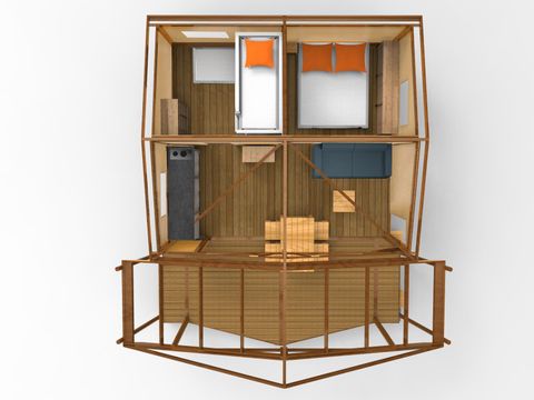 LODGE 5 personnes - LODGE FAR WEST 2 chambres 23m² 5 pers