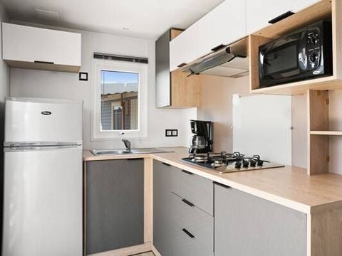 BUNGALOW 4 personnes - Mobil-home | Comfort | 2 Ch. | 4 Pers. | Terrasse surélevée | Clim.