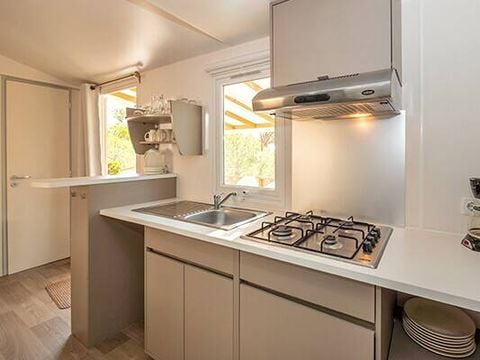 BUNGALOW 6 personnes - Mobil-home | Comfort | 2 Ch. | 4/6 Pers. | Terrasse surélevée