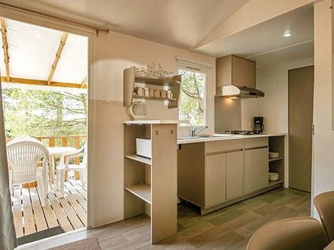 BUNGALOW 6 personnes - Mobil-home | Comfort | 2 Ch. | 4/6 Pers. | Terrasse surélevée