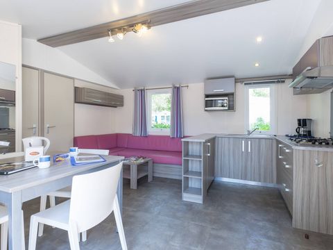 MOBILHOME 6 personnes - Comfort | 3 Ch. | 6 Pers. | Terrasse surélevée | TV