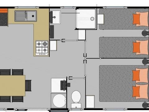 MOBILHOME 8 personnes - Padang Padang