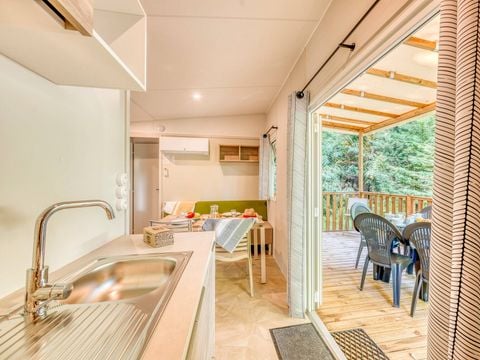 MOBILHOME 6 personnes - Comfort | 3 Ch. | 6 Pers. | Terrasse surélevée