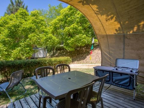Bungalow toilé 4 personnes - COCO - SWEET - Sans sanitaires