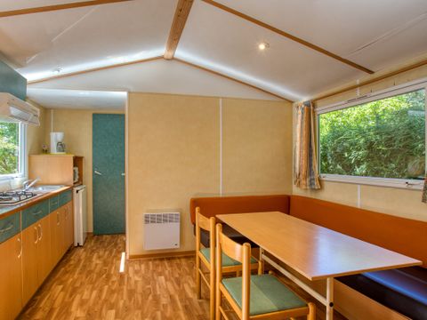 Mobilhome 5 personnes - 2 chambres - 5 couchages avec sanitaires - 23 à 29 m²