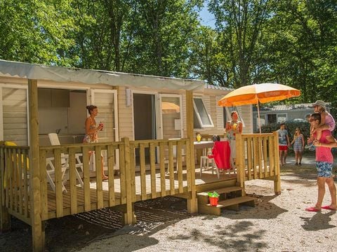 MOBILHOME 4 personnes - Comfort | 2 Ch. | 4 Pers. | Terrasse surélevée | Clim.