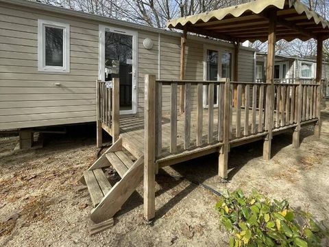 MOBILHOME 6 personnes - Comfort | 2 Ch. | 4/6 Pers. | Terrasse surélevée | Clim.