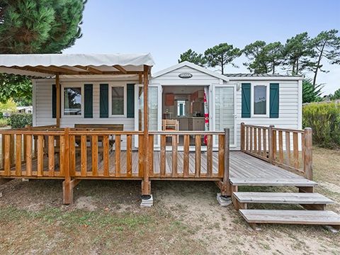 MOBILHOME 6 personnes - Classic | 3 Ch. | 6 Pers. | Terrasse surélevée | Clim.