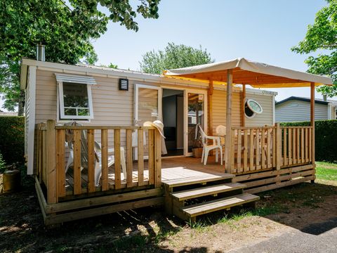 MOBILHOME 6 personnes - Comfort XL | 2 Ch. | 4/6 Pers. | Terrasse surélevée | Clim.