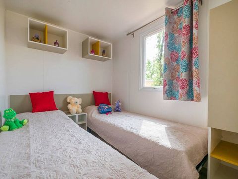 BUNGALOW 6 personnes - Mobil-home | Premium | 3 Ch. | 6 Pers. | Terrasse surélevée | Clim.