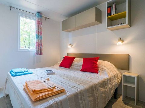 BUNGALOW 6 personnes - Mobil-home | Premium | 3 Ch. | 6 Pers. | Terrasse surélevée | Clim.