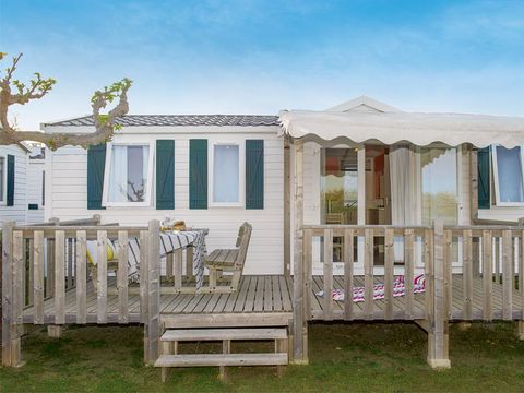 MOBILHOME 6 personnes - Mobil-home | Comfort XL | 2 Ch. | 4/6 Pers. | Terrasse surélevée | Clim. | TV
