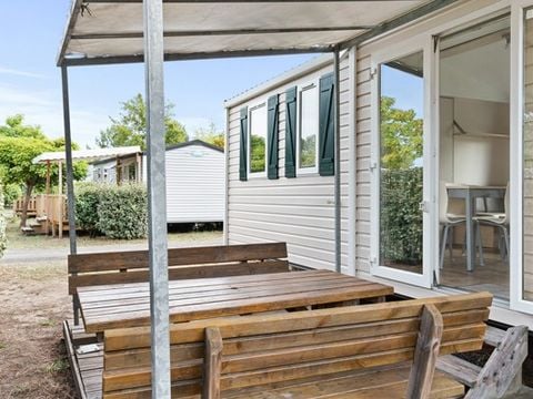 MOBILHOME 6 personnes - Mobil-home | Comfort XL | 3 Ch. | 6 Pers. | Terrasse simple | Clim.