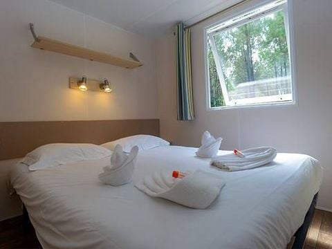 MOBILHOME 6 personnes - Mobil-home | Comfort | 3 Ch. | 6 Pers. | Terrasse surélevée | Clim. | TV
