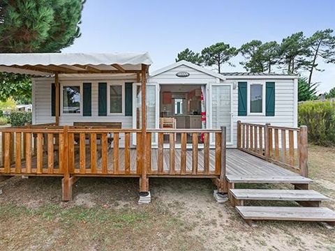 MOBILHOME 6 personnes - Mobil-home | Comfort | 3 Ch. | 6 Pers. | Terrasse surélevée | Clim. | TV