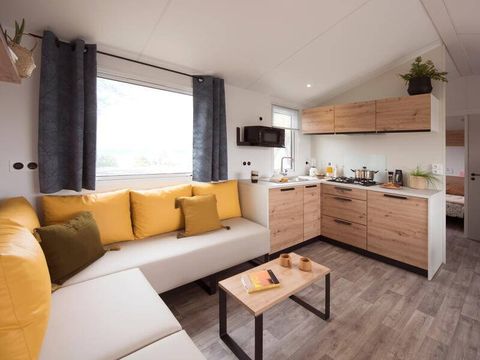 MOBILHOME 8 personnes -  Premium | 4 Ch. | 8 Pers. | Terrasse Lounge | Outdoor kitchen | 2 SDB | Clim. | TV