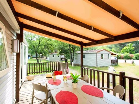 MOBILHOME 6 personnes - 3 Pièces 4/6 Personnes Climatisé + TV