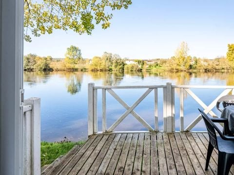 Mobilhome 6 personnes - 2 chambres en bord de Rivière et climatisé Dimanche/Dimanche (29 m²) n°0 à 2 6 personnes