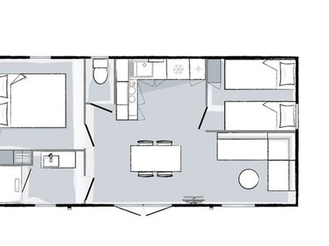 MOBILHOME 5 personnes - Cottage premium +