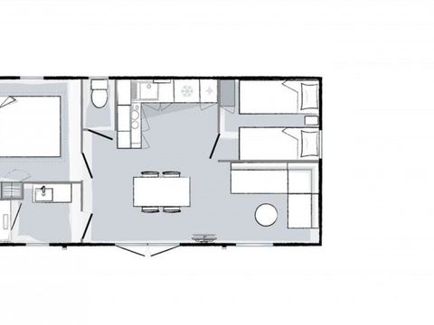 MOBILHOME 4 personnes - PRESTIGE D
