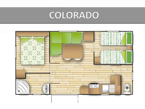 MOBILHOME 6 personnes - COLORADO STANDARD.