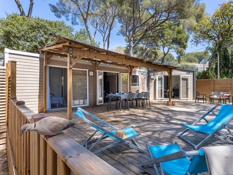 MOBILHOME 6 personnes - Cottage Belvédère 6p 3ch 3sdb Prem1um