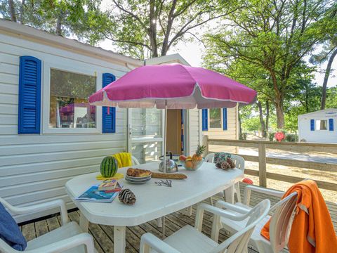 Mobilhome 4 personnes - Classique - 2 chambres - Sans - TV - -terrasse découverte-26m² - STANDARD