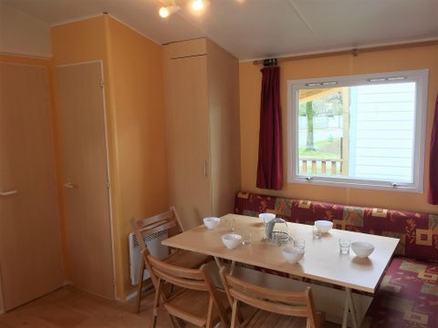 Mobilhome 4 personnes - Classique - 2 chambres - Sans - TV - -terrasse découverte-26m² - STANDARD