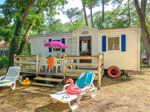 MOBILHOME 4 personnes - Classique 2ch (sans TV)-terrasse découverte-26m² | STANDARD 