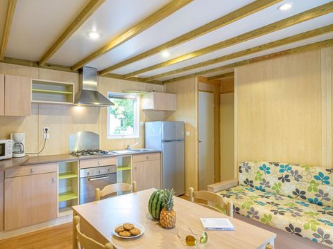 Chalet 7 personnes - 3 chambres - Sans - TV - -terrasse couverte- 32m² - STANDARD